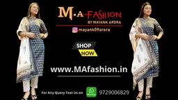 Women Cotton Handwork 3pc kurti Set With Pant - S