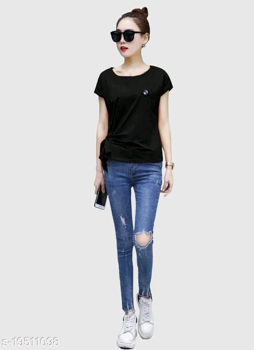 Women Cotton Top - L