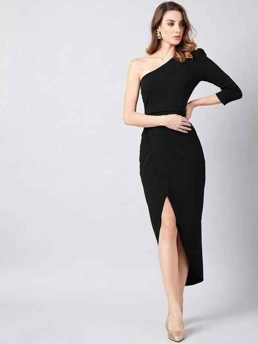 Women Wrap Dress48 - M