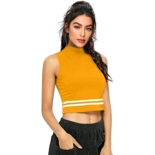 Women's Cotton High Neck Top 2 - XL