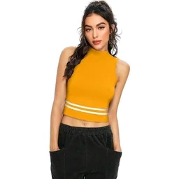 Women's Cotton High Neck Top 2 - XL