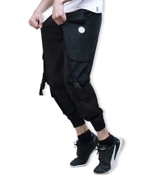 Zed-black relaxed fit multi pocket Cargo Pant - 30