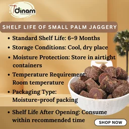 Palm Jaggery Small Normal Cover-1Kg - NORMAL COVER, 1