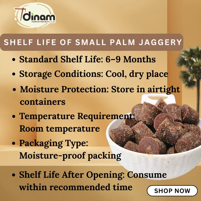 Palm Jaggery Small Normal Cover-1Kg - NORMAL COVER, 1