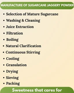 Sugarcane Jaggery powder 500g - PRINTED POUCH, 500G