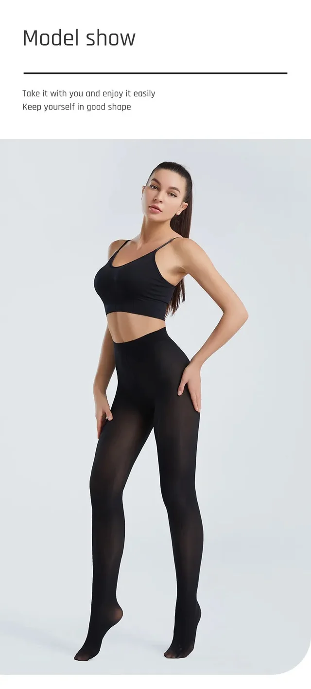 Shah Emporium Anti Scratch Transparent Summer Stockings - Universal Fit - Black, Pair of 1