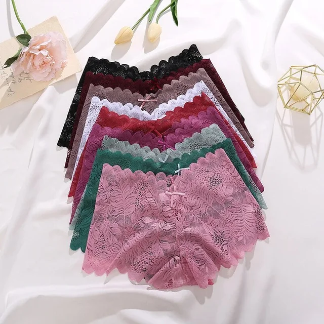 Floral Solid Breathable Women Panties