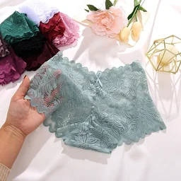 Shah Emporium Floral Solid Breathable Women Panties - Multicolors