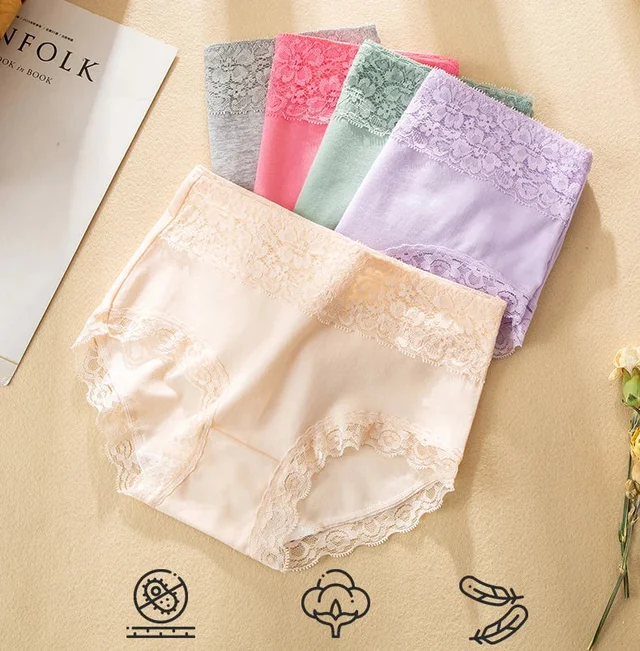 Shah Emporium Luxury Women's Lace Panties - Multicolors