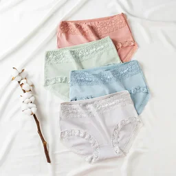 Shah Emporium Luxury Women's Lace Panties - Multicolors