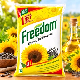 Freedom Refined Sunflower Oil 1L ( 910g )
