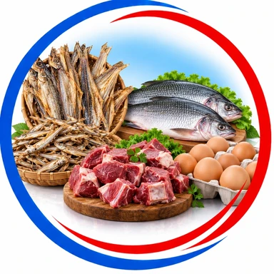 Fresh Dry Fish & Eggs