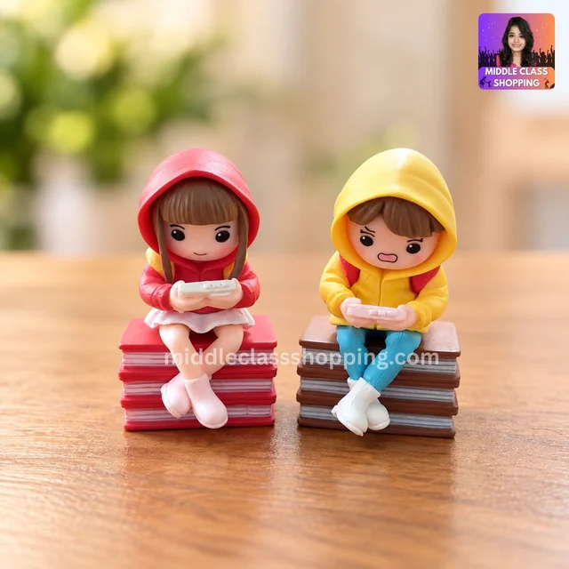 Super Cute Trending Realistic Lovely Couple Miniatures (MODEL 3) (Approx 6cms) KC1011
