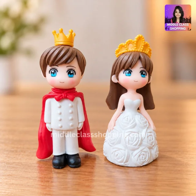 Super Cute Trending Realistic Lovely Couple Miniatures (MODEL 4) (Approx 7.5cms) KC1012