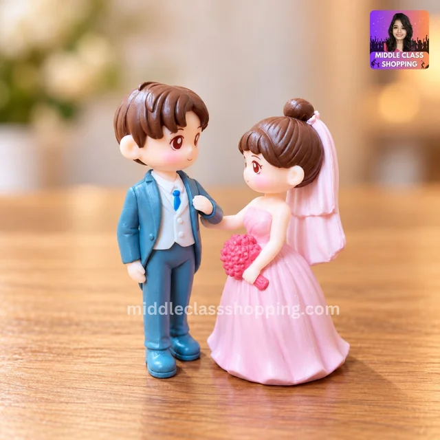 Super Cute Trending Realistic Lovely Couple Miniatures (MODEL 6) (Approx 6.5cms) KC1014