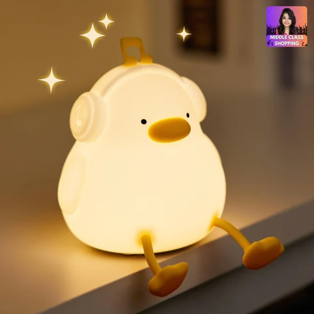 Trending Oaw Super Cute Big Sized Rechargeable Color Change Freaky Duck Light (Type C Charging) MC964