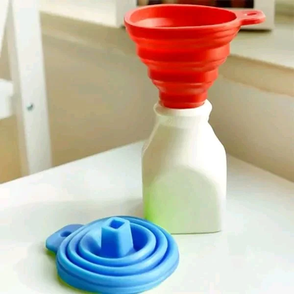 Foldable Silicon Funnel For Liquid Transfer MC038