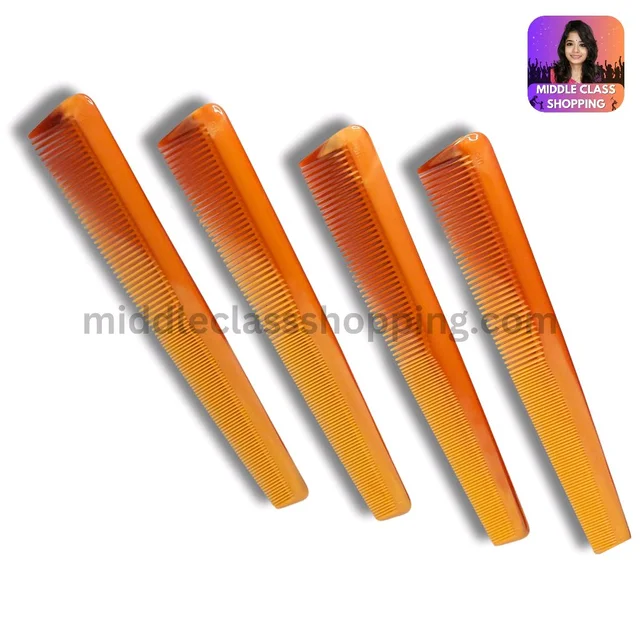 Premium Big Sized Long Double Size Teeth Wooden Mix Color Combs MC390