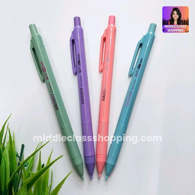Hauser XO Super Grip Cute Solid Colored Mechanical Click Pencil (0.7mm) MC795