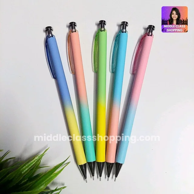 Flair Move Cute Luxury Gradient Finish Mechanical Pencil With Lead Box (0.7mm) MC874