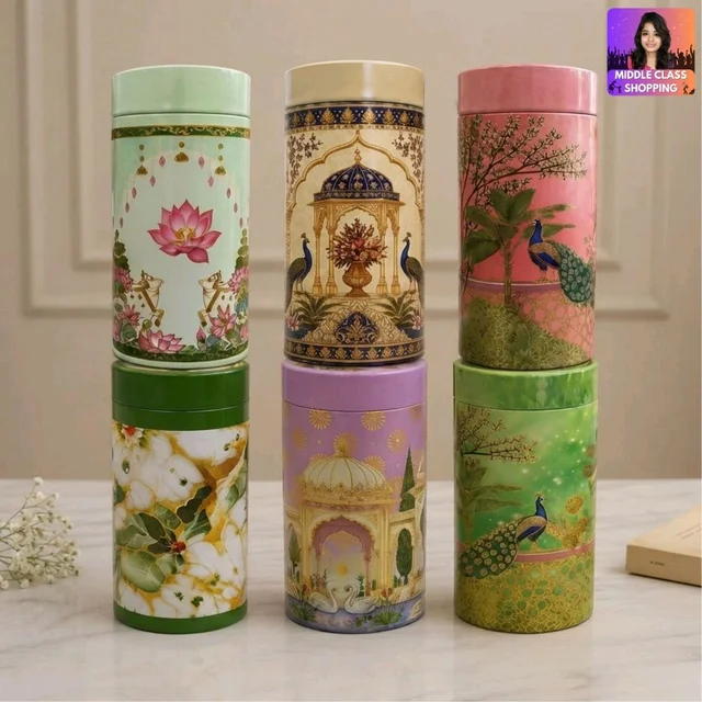 High Quality Super Cute Big Sized Cute Printed Gifting Air Tight Tin Container MC946