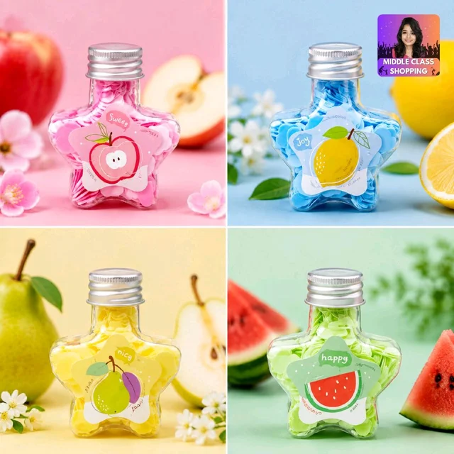 Super Cute Treding Star Shaped Multicolor Travel Friendly Pocket Soap (1pc) MC947