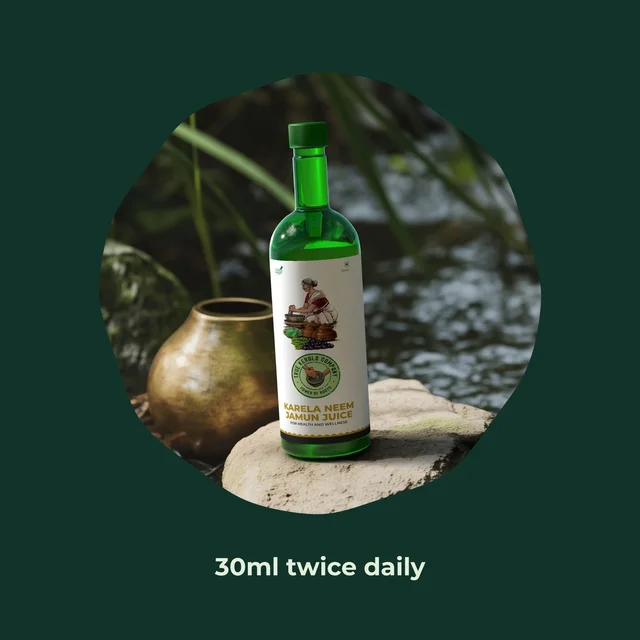 Cutis True Kerala Company Karela Neem Jamun Juice – 500ml, Supports Blood Sugar Control & Overall Wellness - One Size, 1