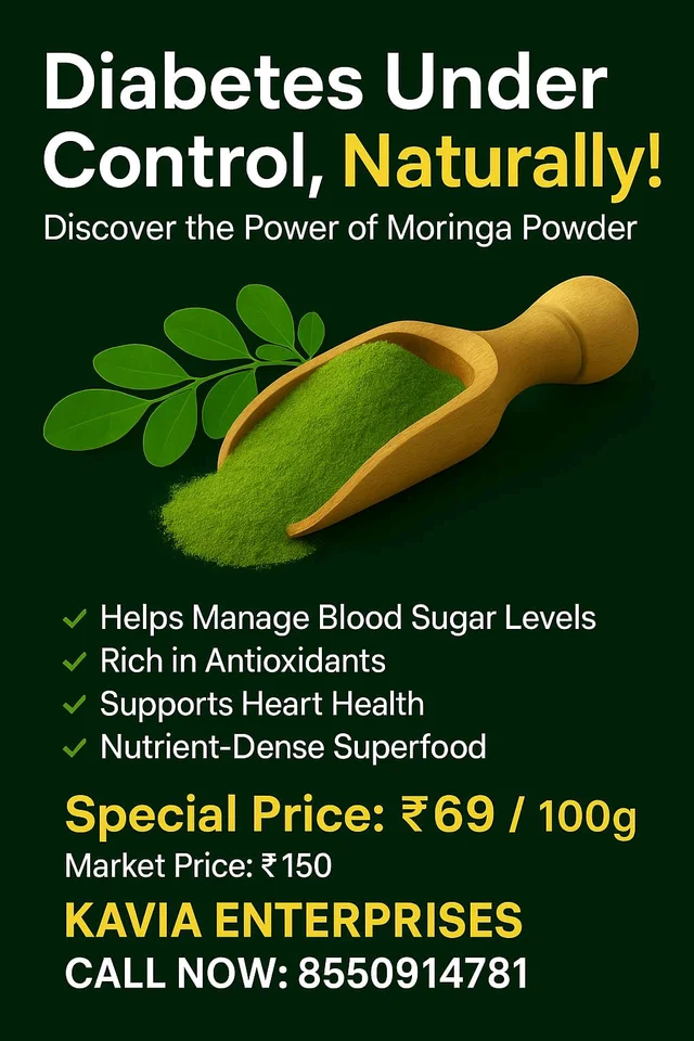 Organic Moringa Powder - Organic Powder For Diabetes
