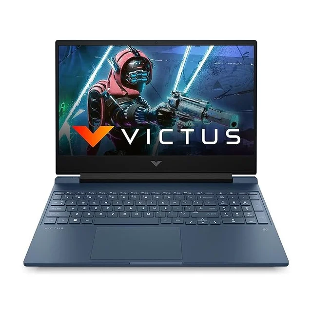 HP Victus Gaming Laptop, 12th Gen Intel Core i5-12450H, 4GB RTX 2050 GPU, 15.6-inch (39.6 cm), FHD, IPS, 144Hz, 8GB DDR4, 512GB SSD, Backlit KB, B&O, Dual Speakers (MSO, Blue, 2.37 kg), fa1132TX