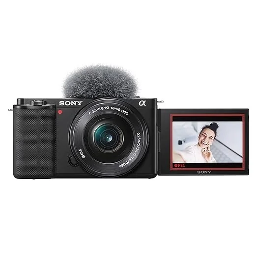 Sony Alpha ZV-E10L 24.2 Mega Pixel Interchangeable-Lens Mirrorless vlog Optical zoom Camera with 16-50mm Lens