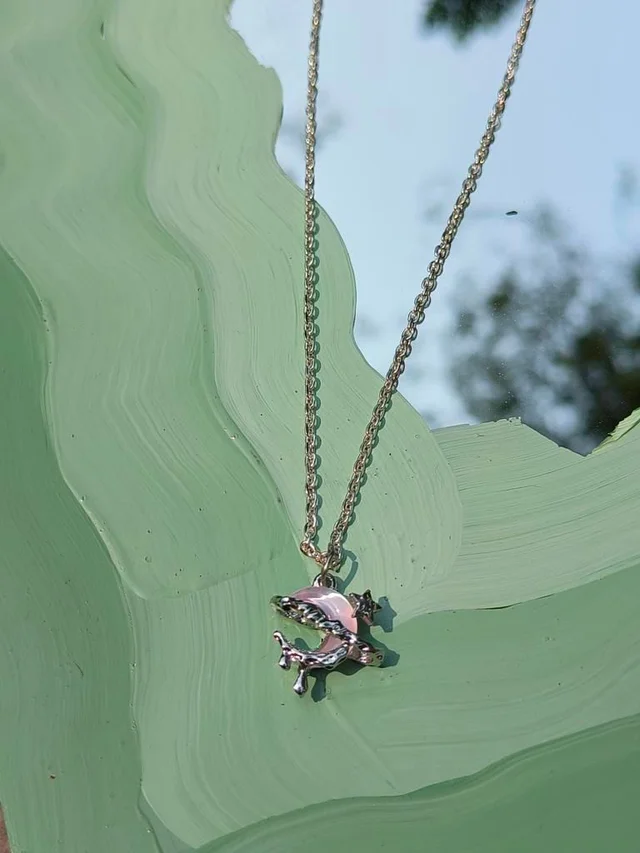 moon crystal pendant 
