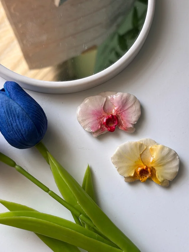 Orchid Hair Clip Combo (pack Of 2)