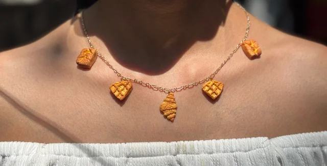 Bakery Charm Necklace 🥐