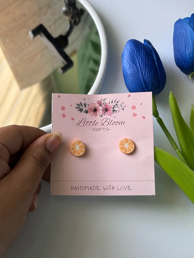 Citrus Slice Studs🍊