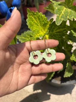 Flower Hoops - Feijoa