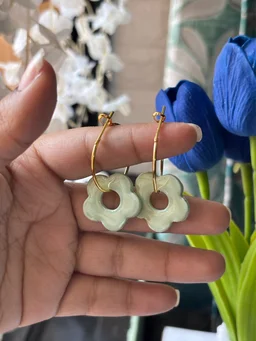 Flower Hoops - Feijoa