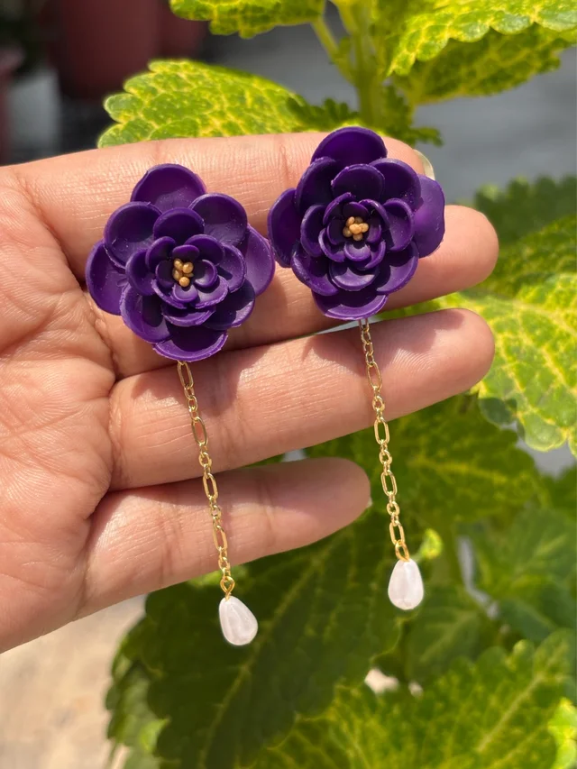 Mauve Pearl Drops💜🪻