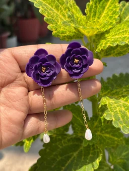 Mauve Pearl Drops💜🪻