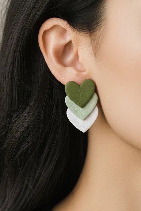 Minimal Aesthetic Clay Earrings - Christi
