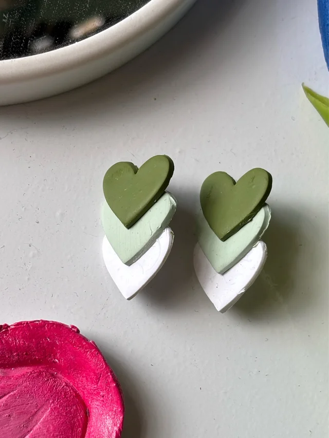 Minimal Aesthetic Clay Earrings - Christi