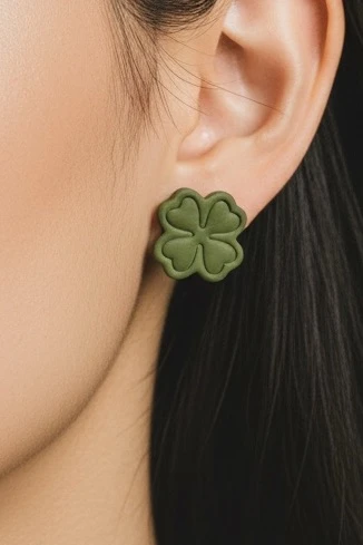 🍀 Clover Stud Earrings - Christi