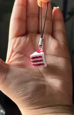 Red Velvet Cake Phone Charm 🍰