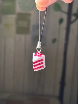 Red Velvet Cake Phone Charm 🍰