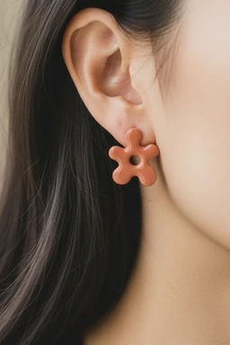 Abstract Stud Earrings