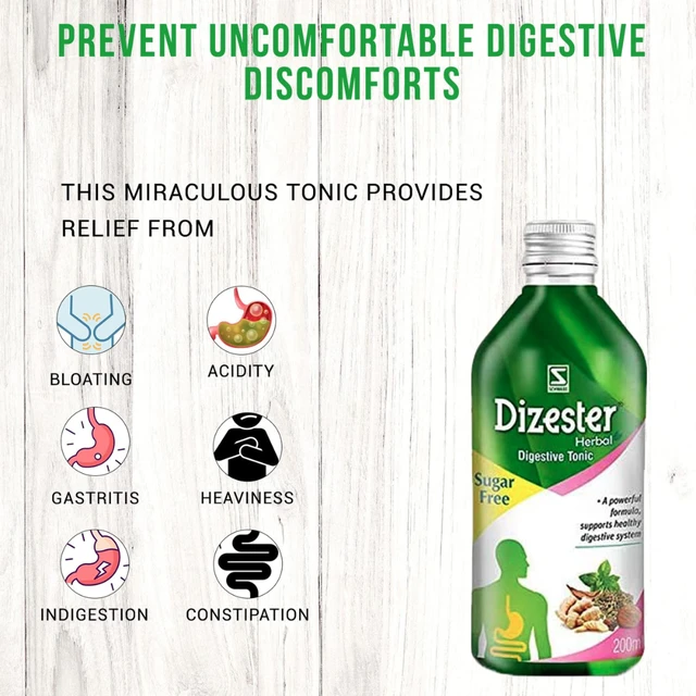 Dr Willmar Schwabe India Pvt Ltd Dr Willmar Schwabe India Dizester Herbal Digestive Tonic | Sugar Free (200ml)