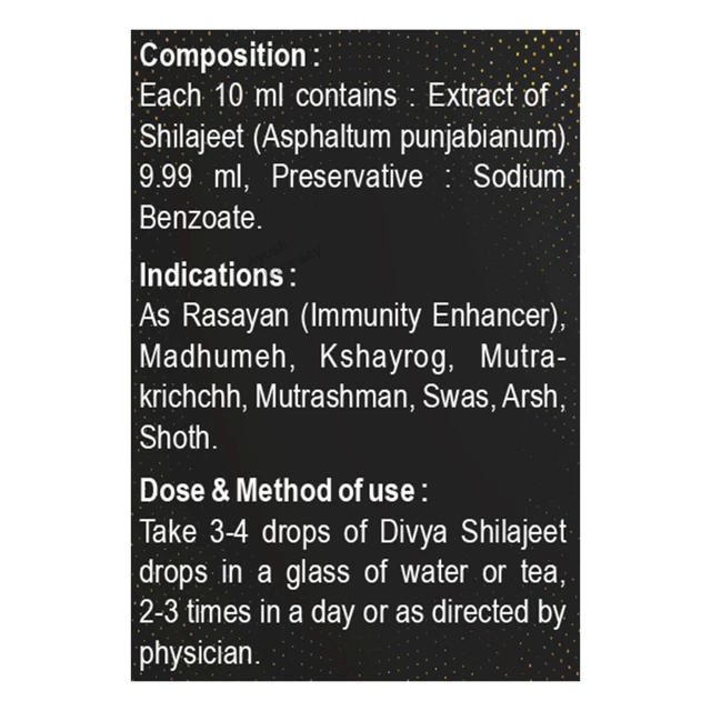 Patanjali Divya Pharmacy Patanjali Divya Shilajeet Drops (30ml)