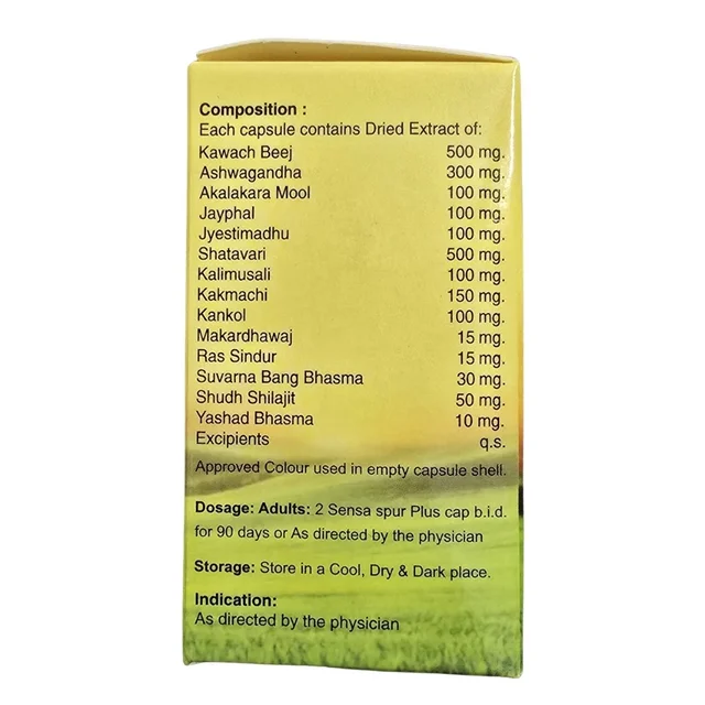 Vilco Laboratories Pvt Ltd VILCOLAB Sensa spur Plus Capsule (30caps)