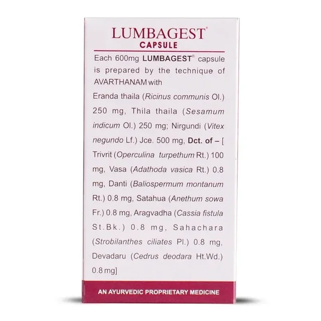Kerala Ayurveda Limited Kerala Ayurved Lumbagest Capsule (100caps)