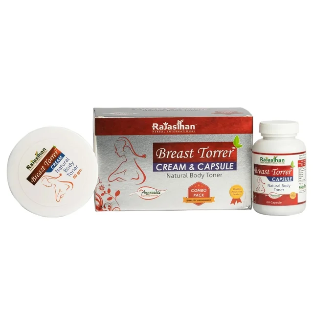 Rajasthan Aushadhalaya Pvt Ltd Rajasthan Aushadhalaya Breast torrer cream and capsule - 60 Capsule & 75 ml Cream