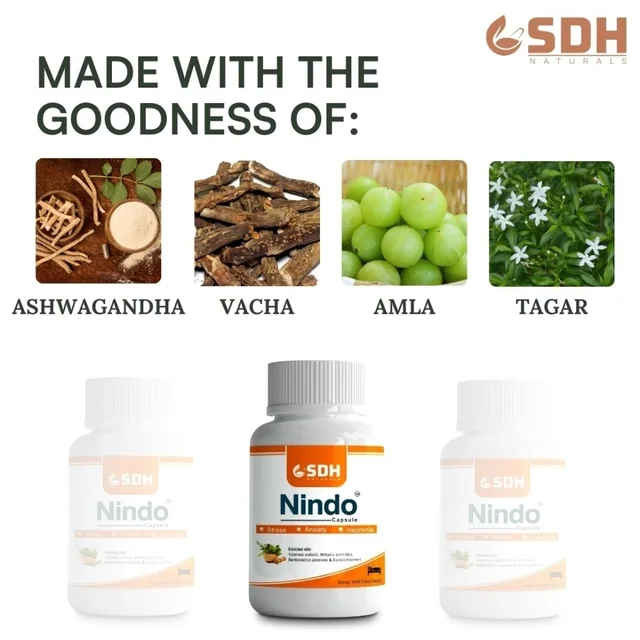 Shree Dhanwantri Herbals SDH Naturals Nindo Capsule (60caps)